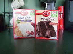 Gues which one of these is "Angel's Food" and which one is "Devil's Food."
