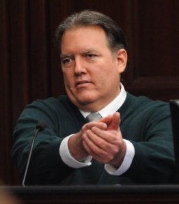 Michael Dunn, demonstrating how a person "stands his ground" against an unarmed teenager.
