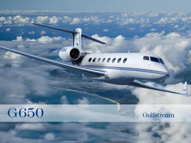 This is a picture of the Gulfstream G650. I happened to get this particular photo off Pastor Bill Johnson's Facebook Page.... But whatever.