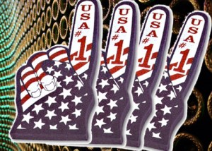 The world leader.... In production of giant foam fingers declaring our team to be the best.