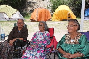 These are some of the Apache Elders who are protesting this mine. Without adding our voices to theirs, they might not be able to make enough noise....