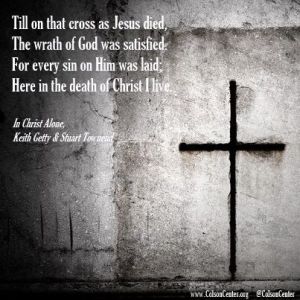 Beautiful tune. Harmful theology.