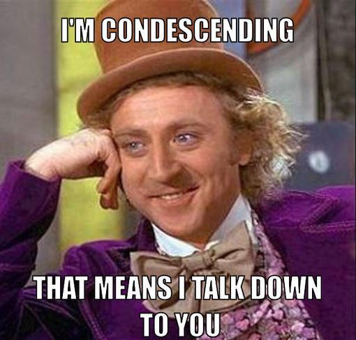 condescending